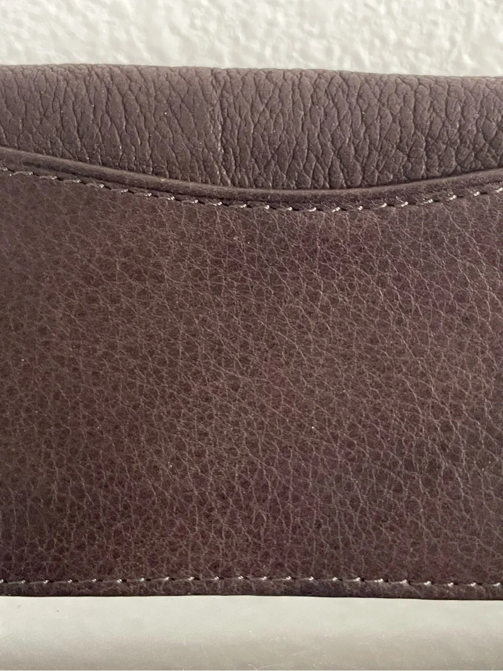 Longue Vue Club 2007 Governors Cup Embossed Leather Men’s Wallet - Dark Brown